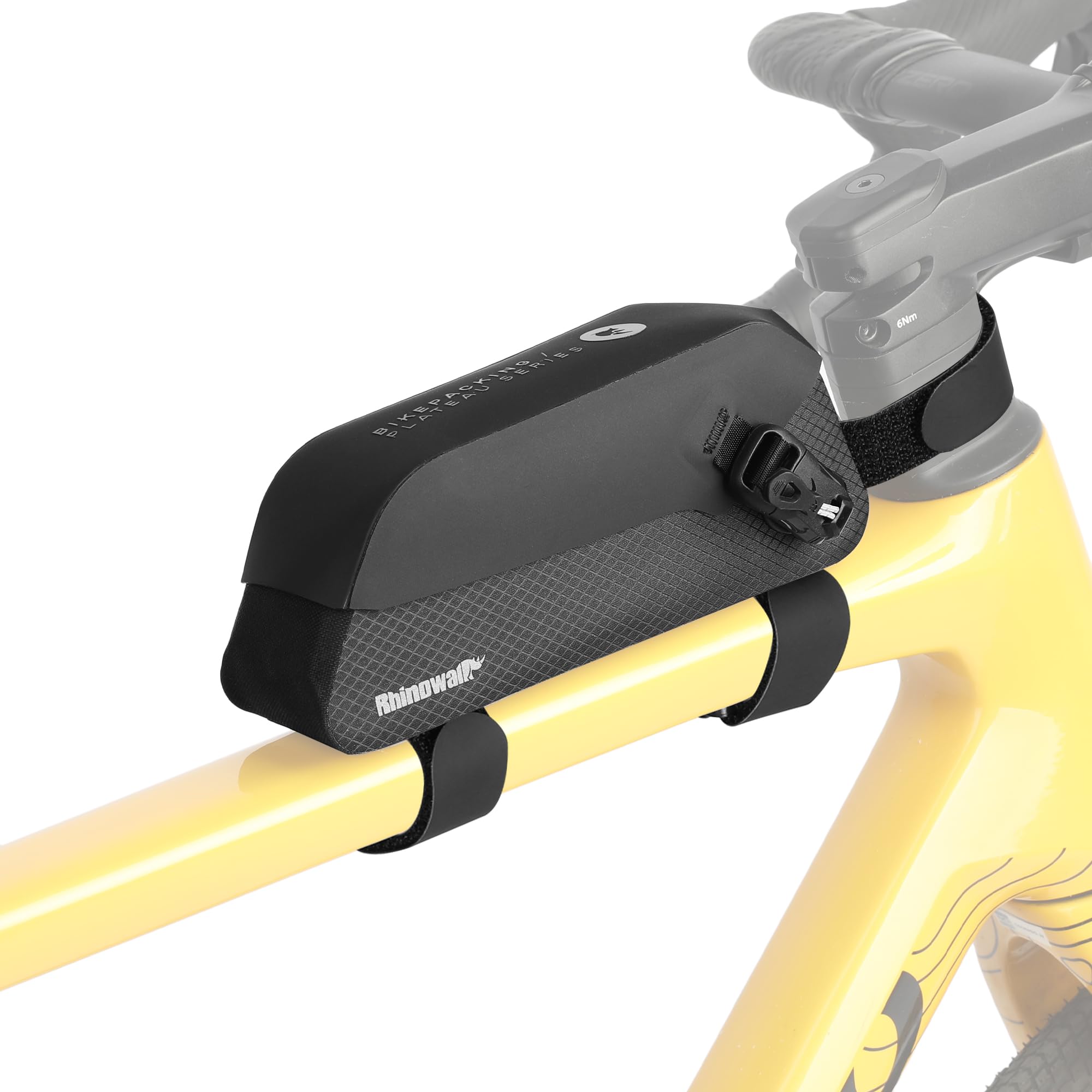 

Rhinowalk Bicycle Top Tube Waterproof Bag Magnetic Closure Frame Bag Small Storage Bag Road Bike Designed to Prevent Knee Injuries Cycling Bag