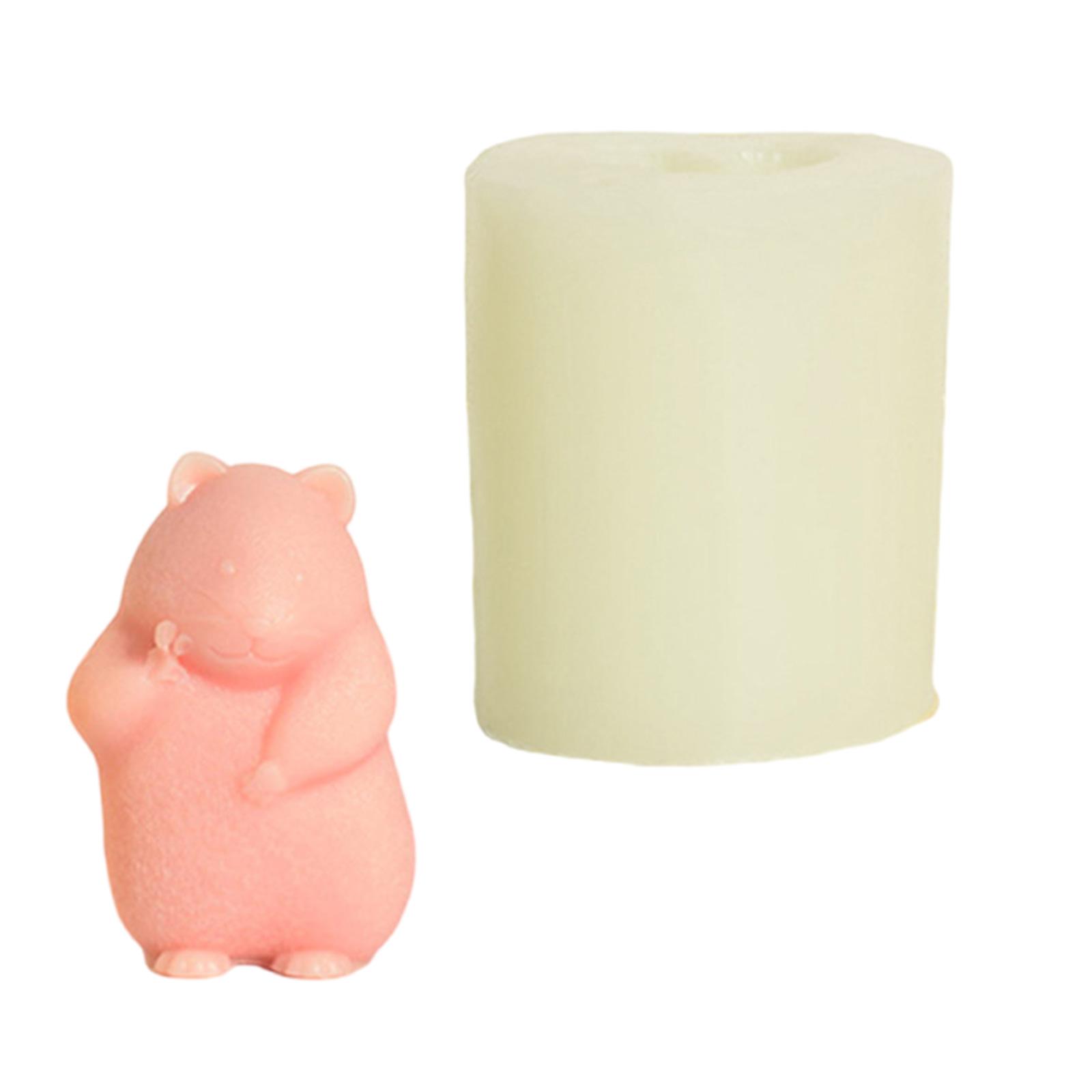 

3D Фигурка Мыши Силиконовые Формы для Свечей из Эпоксидной Смолы Форма Мыши Силиконовые Формы для Фондана Силиконовые Формы для Цемента Гипса B