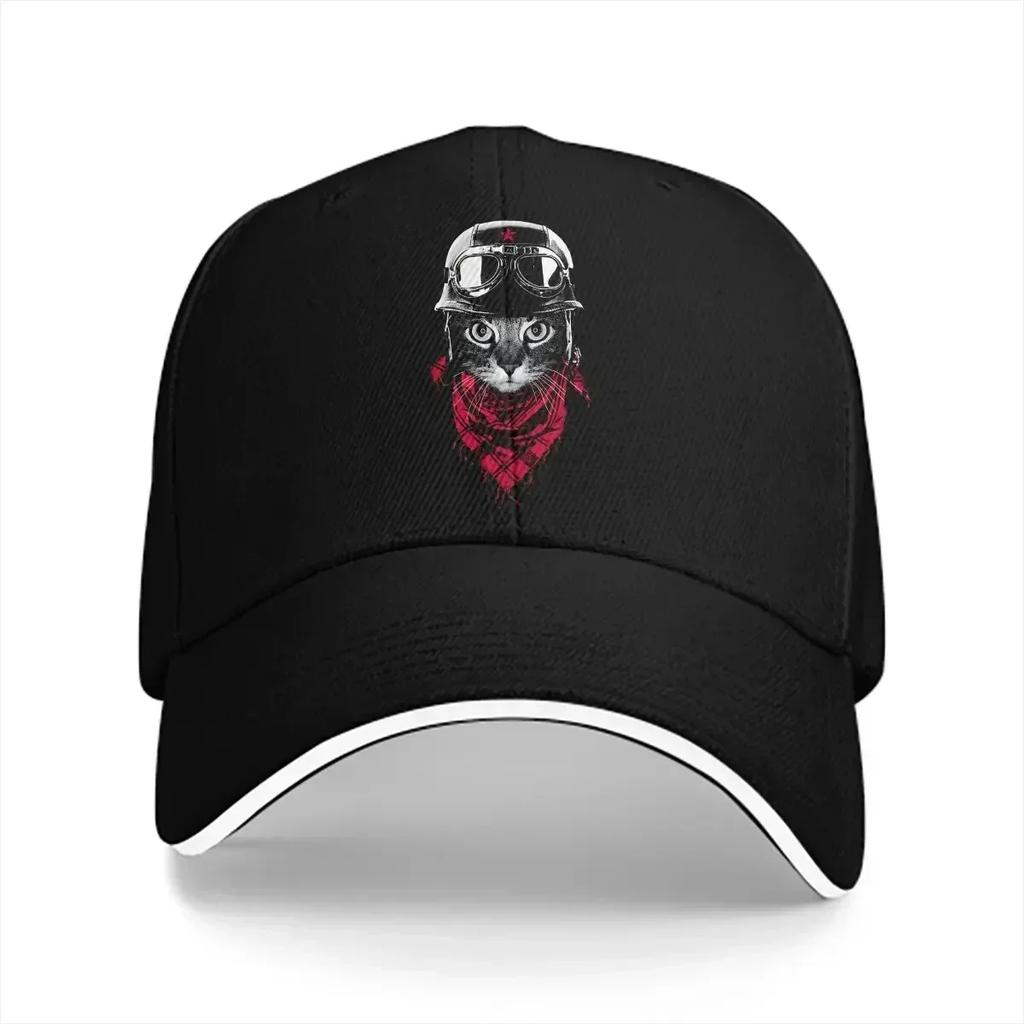 Pure Color Dad Hats Adventurer Cat Hat Sun Visor All Seasons Travel Adjustable Baseball Caps Cats Peaked Cap