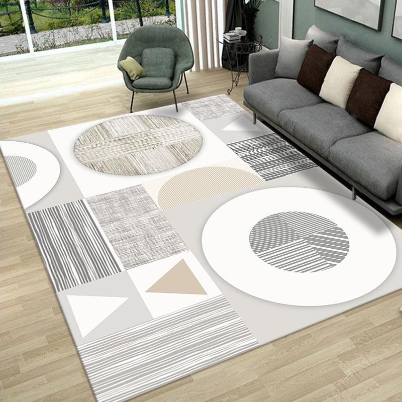 Light Luxury Nordic Living Room Soft Carpet Bedroom Decor Dirt-resistant Thick Carpets Room Decoration Teenager Rugs Lounge Rug