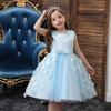 Korean Girls Runway Performance Dress Infant Toddler Birthday Party Dress Floral Princess Dress Girls Ruffles Dress