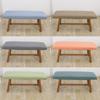 Footstool Cover Solid Color Stool CaseLong Bench Cover Piano Bench Slipcover Chair Cover Universal Elastic Multi-color Seat Case