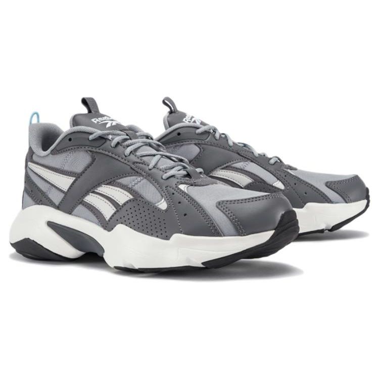 Reebok Turbo Restyle Retro Morandi Leather Low-Top Casual Running Shoes Unisex Sneaker Black White Gray GZ2396