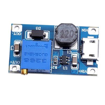 Boost Regulator 2A 2/24V Boost To 5/9/12/28V DC Voltage Regulator Adjustable DC-DC Step Up Converter Booster MAX Output 28V 2A