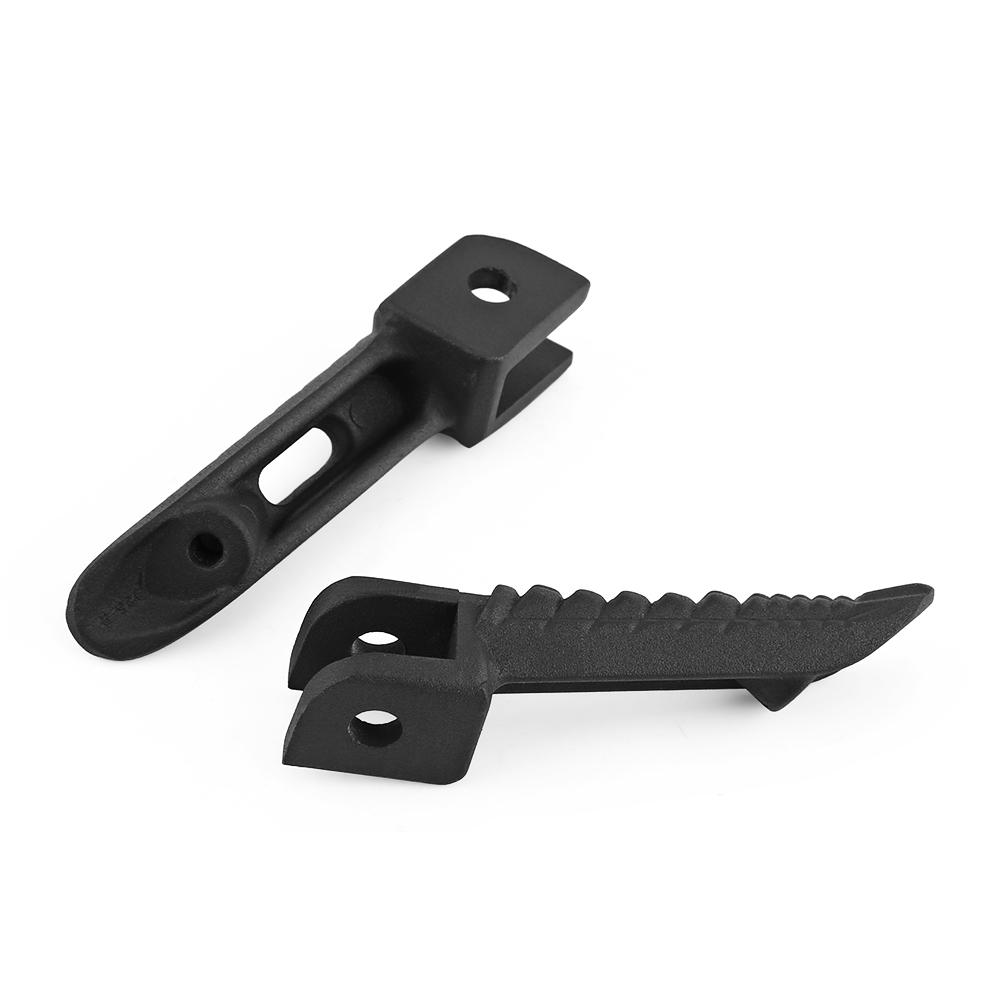Front Footrests Foot Pegs For Suzuki GSXR600 GSXR750 GSXR1000 Black