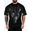 New 3D Digital Printed Summer Fashion Men's T-shirt with Animal and Character Patterns Large Size T-shirt