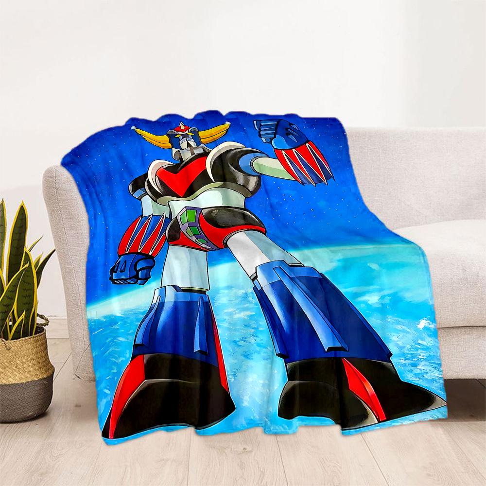 Giant Robot Adventure Blanket Comfortable Perfect for Bed Office Chair Couch Four Seasons Universal Warmthful Decor