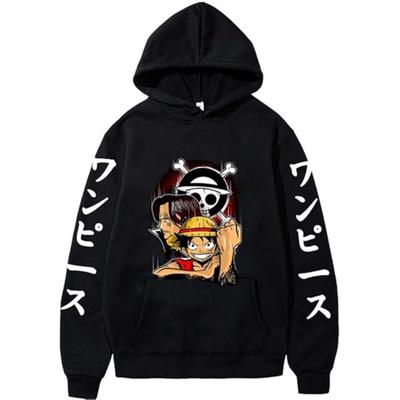One Piece Herren Kapuzensweatshirt, langärmeliges Kapuzensweatshirt, leicht und weich, mit Kapuzenprints für Herbst- und Winterbekleidung