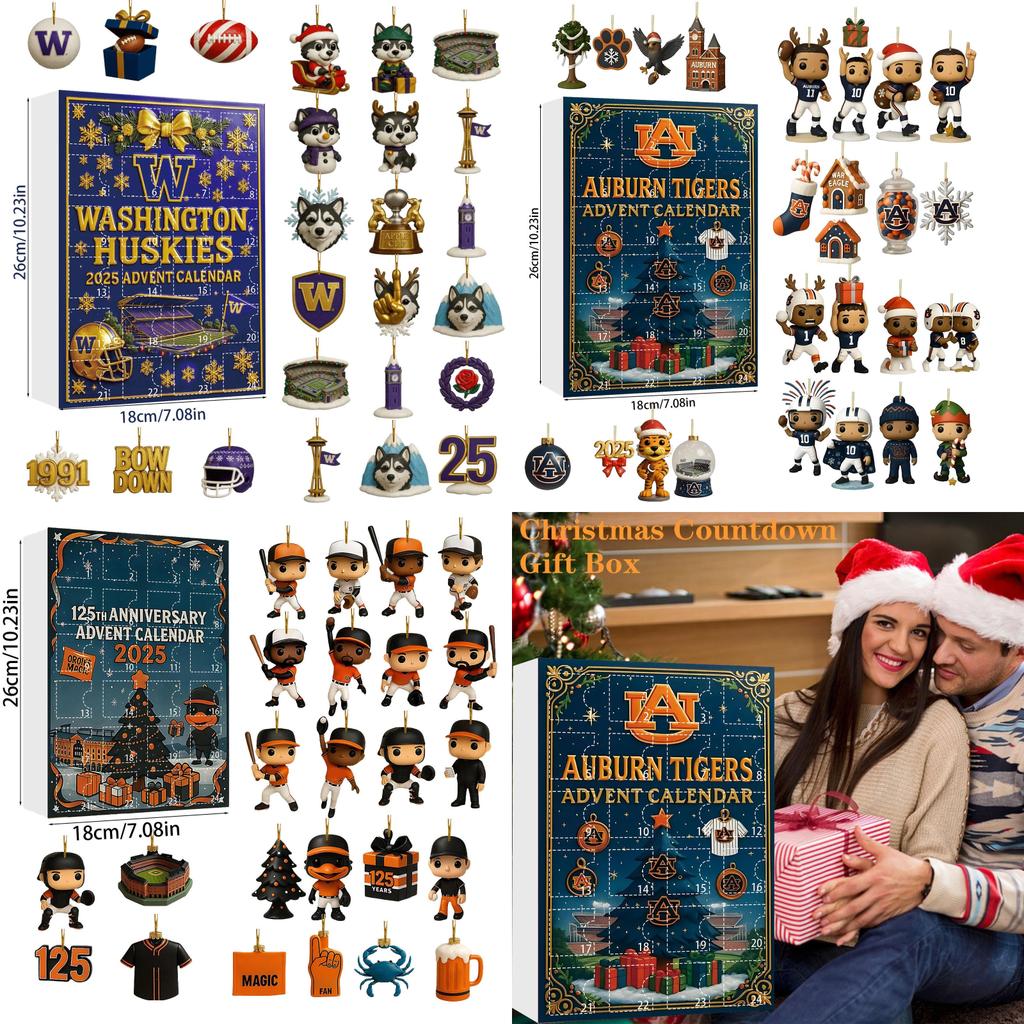 Arsenal Liverpool Calcio Acrilico Natale Scatola Cieca Ornamento Albero Con Personaggi dei Cartoni Animati Per Decorazioni Festive