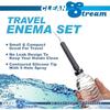 Travel Enema Adapter Kit - CLEANSTREAM - Black - Silicone - Easy To Clean - For Adults