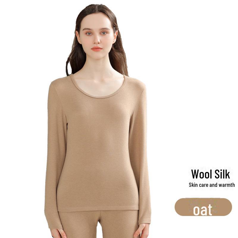 

Чоловічий і жіночий німецький оксамитовий шовковий термобілизна - великий розмір, товстий, подвійна щітка для осені та зими Female XXL