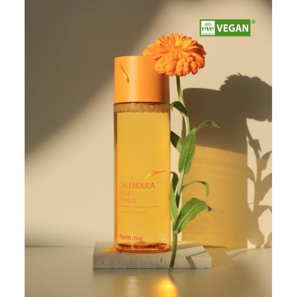 

Farmstay Calendula Relief Toner 200ml 200ml toner x 2
