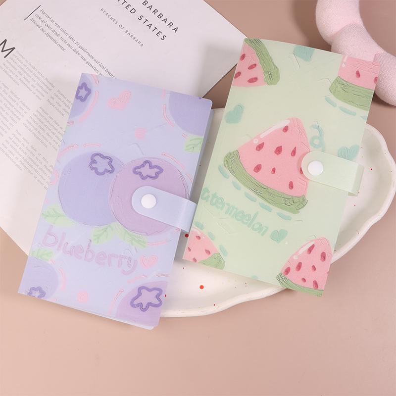 120 Slots Nail Sticker Storage Book Fruit Cover Nail Decal Storage Album For Small Sticker