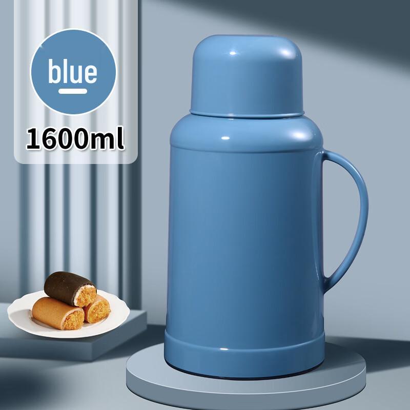 Boyiduo 1000ml Glass Lined Thermos Flask with Handle(Random color shipping)