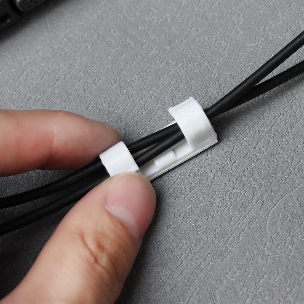 20Pcs Hot Practical Cable Wire Holders Electrical Line Collator Adhesive Storage Racks