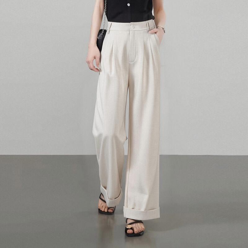 

Women s High-Waist Slimming Casual Trousers S