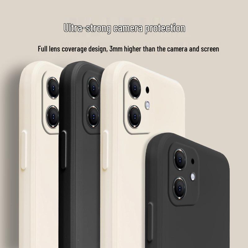 Infinix HOT Phone Case Series: Frosted Silicone Straight Edge for HOT40i, HOT30, HOT20, HOT10, Cube