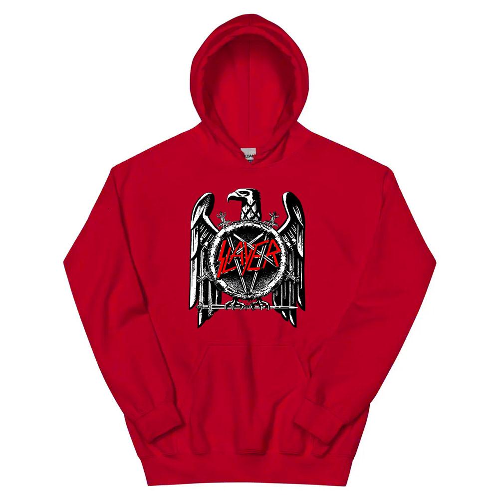 Slayer Heavy Mental Band Hoodies Winter Fleece Hooded Sweatshirts Long Sleeve Casual Men/Women Pullovers Hip Hop