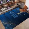 Custom Rug Lionel Messi Pattern Print Name Text Soft Non‑Slip Floor Carpet for Home Indoor Decoration
