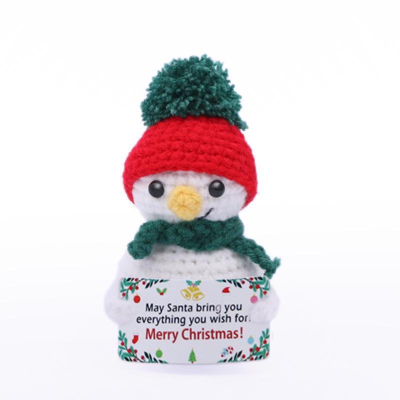 Cute Handwoven Doll Emotional Support Crochet Doll Knitted Mini Animal Lovely Gift Desk Accessories