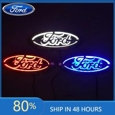 Car Sticker Ford 2025 Hot 14.5X5.6cm Car LED Emblem Light for Ford Kuga Focus Mondeo Mustang Fusion Mk2 Mk3 Fiesta Mk6 Explorer