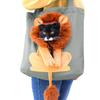 Yousheng Pet Carrying Bag Large Capacity Drawstring Hole Lion Modeling Pet Dog Cat Carrying Traveling Bag Pet Supplies