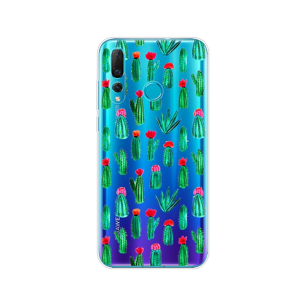 Mobile Silicon Phone Bag Case For Huawei Nova 4 4e Case Soft TPU Back Phone Cover For Nova4 nova4E Cover Protective Back Cover