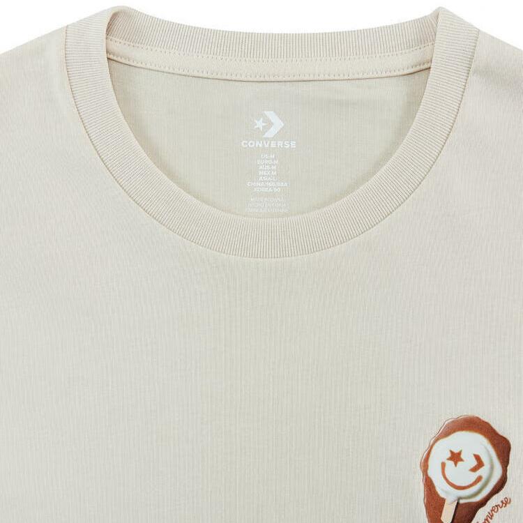 New Converse T Shirt Women's Apricot 10028733-A03