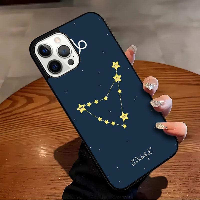 Twelve Constellations Phone Case For iPhone 17 Air 16 15 14 13 12 11 Pro Max Max Plus Bumper Case Cover