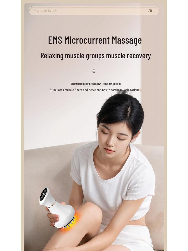 Oakes Electric Gua Sha & Cupping Massager: Meridian Dredging, Dampness Removal, and Vacuum Therapy Device.