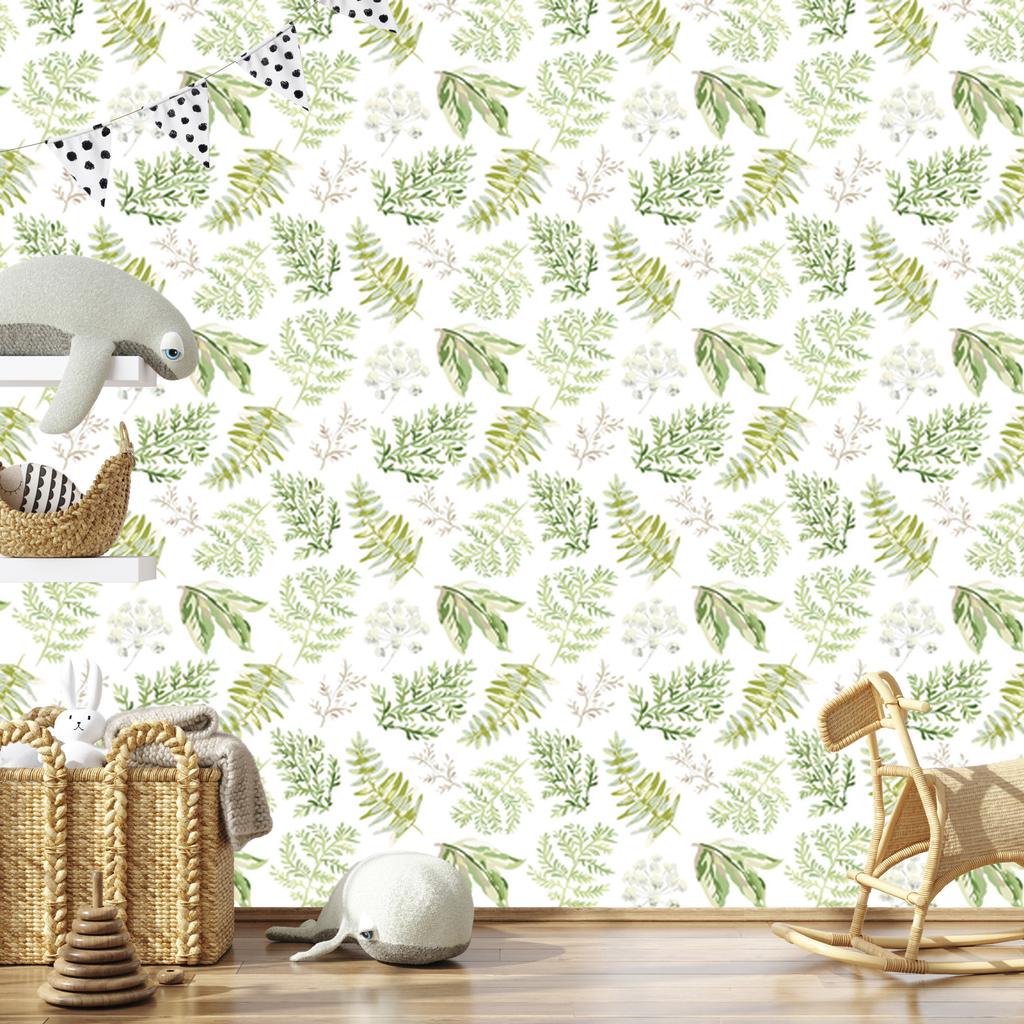 Meadow Herbs and Plants Wallpaper for Living Room and Bedroom 50x1000