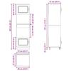Built In Oven Cabinets 2 Pcs Kalmar Sonoma Oak Wood Based Panel