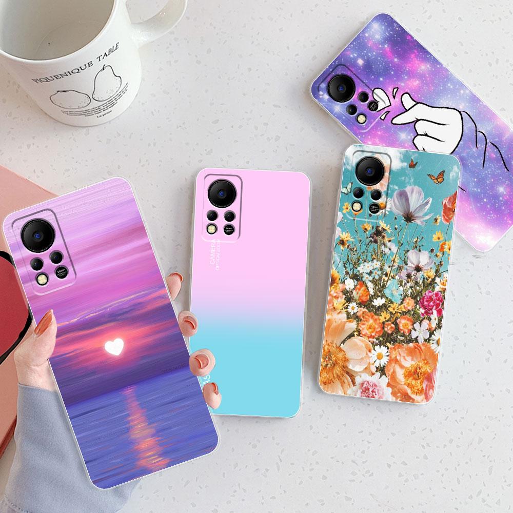 Voor Infinix HOT 11S NFC Hoesje X6812B 6,78 Inch Schokbestendig Achterkant Telefoonhoesjes Voor Infinix Hot11s 11 s NFC Slank Siliconen Transparante Bumper