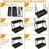2 Tier Sliding Drawer Storage Rack Multi Functional Kitchen Bathroom Under Sink Organizer Desktop Makeup Storage Rack R Shaped