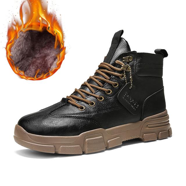 Prabangūs, mikropluošto vyriški kariški batai, suvarstomi vyriški armiški batai su siūlais, darbiniai batai lauke, vyriški, žieminiai, laisvalaikio batai