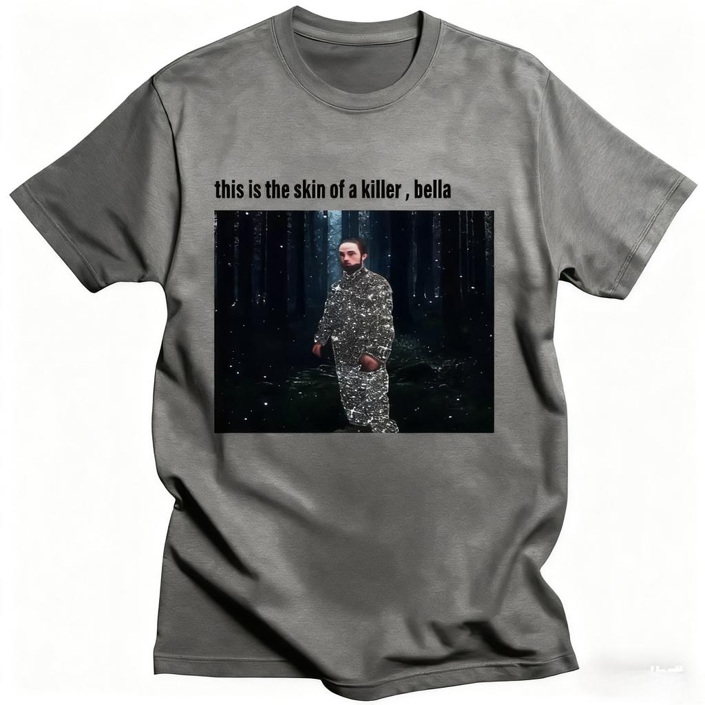Women T Shirt High Quality Hip Hop Tops Robert Pattinson Printed T-shirt Twilight Saga Streetwear Summer Short Sleeved Harajuku