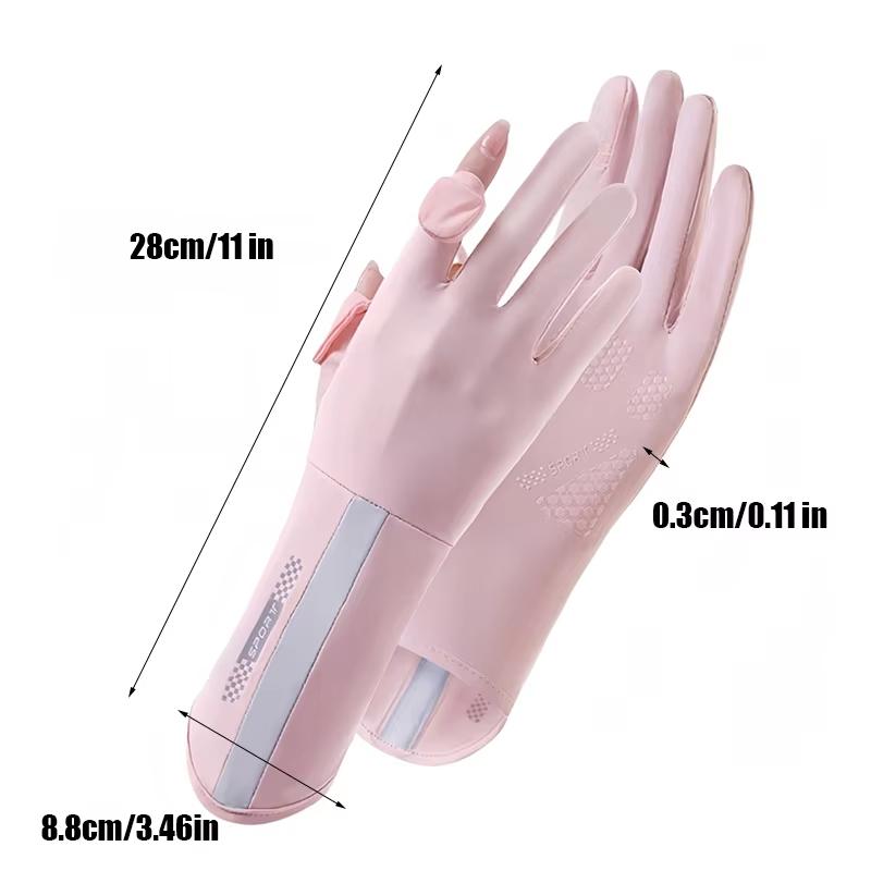 UV Block UPF50+ Sun Protection Driving Gloves Touchscreen Non-Slip for Golf Hiking Travel