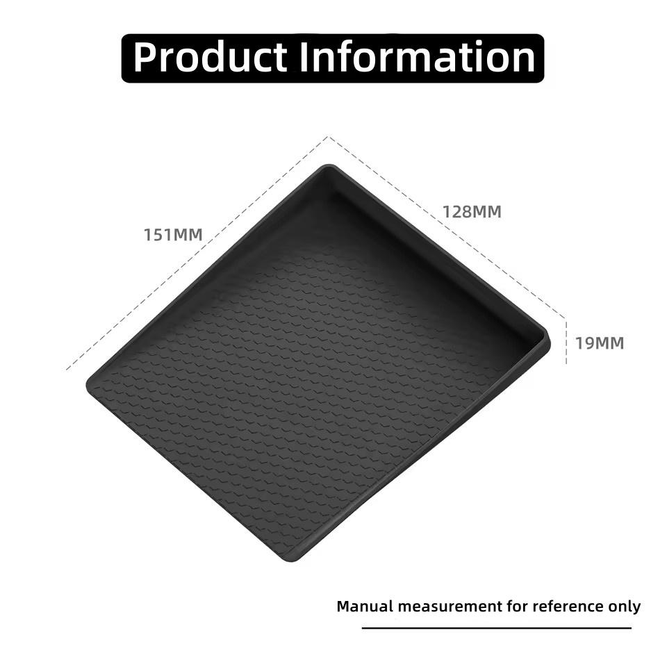 for Suzuki Jimny 2025 2025 Center Console Storage Box Central Tray Pad Organizer Stowing Tidying Car Interior Accessories Black