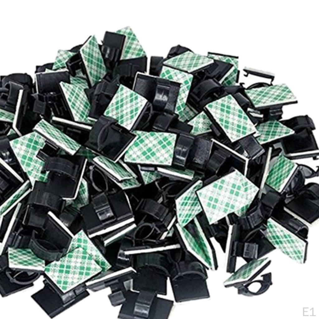 100pcs Cable Clips Cord Organizer Wire Management