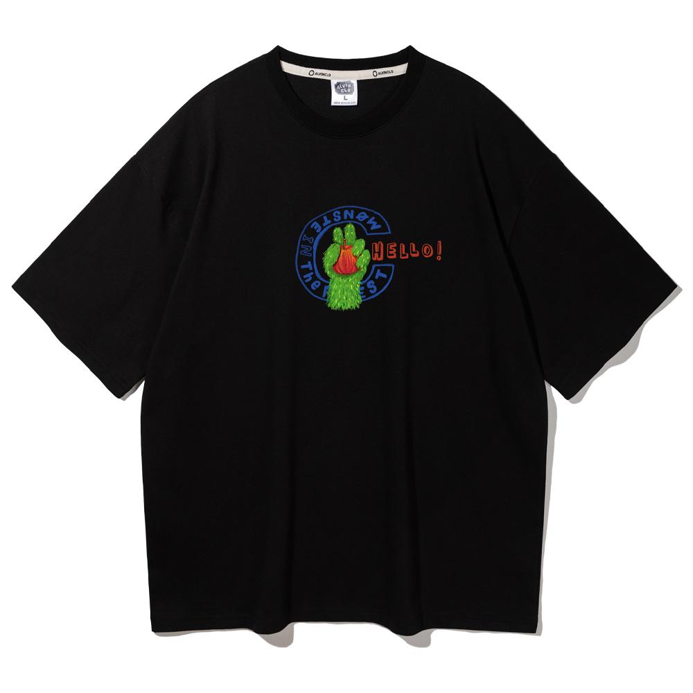 ALVINCLO Apple Grip Oversized Short Sleeve Tee Ast4542 (5 Colors)