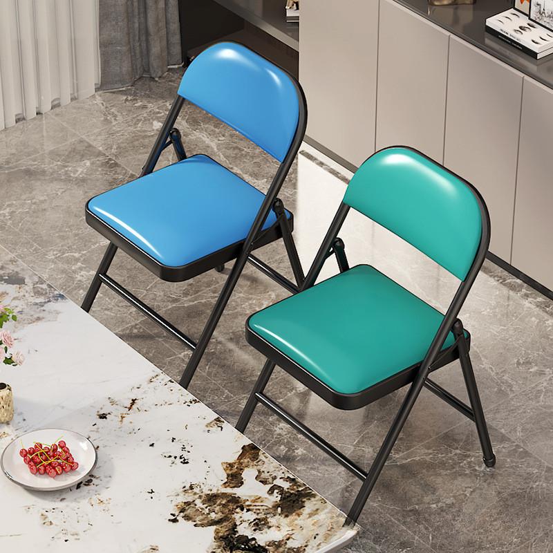 Outdoor Portable Foldable Chair Simple And Multifunctional Leisure Stool Office Training Chair With Backrest