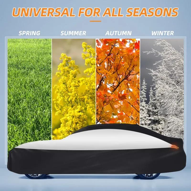 BAQH9 Waterproof Car Cover Outdoor Cars Covers Dust Snow Sun UV Auto Full Cover Protection Universal For Mercedes-Benz CLA Series C118