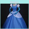 Costume da Cosplay Principessa Cenerentola di Qualità Premium Splendido per Donne Con Accessori
