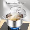 Pinya 304 Stainless Steel Double-Layer Steamer Pot