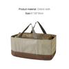 Firewood Carrier with Handles Non-slip Waterproof Foldable Patchwork Storage Oxford Cloth Large Capacity Log Tote Bag for Camping