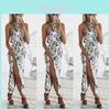 Elegantes ärmelloses Boho-Strand-Maxikleid mit Blumenprint für einen mühelosen Stil