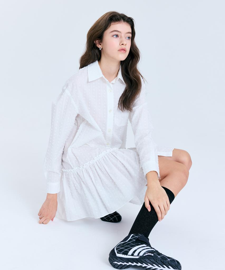 Peileu Blanche Shirt Dress