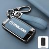 Lederen autosleutelhoes voor afstandsbediening voor Mazda 3 Alexa CX30 CX-4 CX5 CX-5 CX8 CX-8 CX-30 CX9 CX-9 Beschermhoes Accessoires