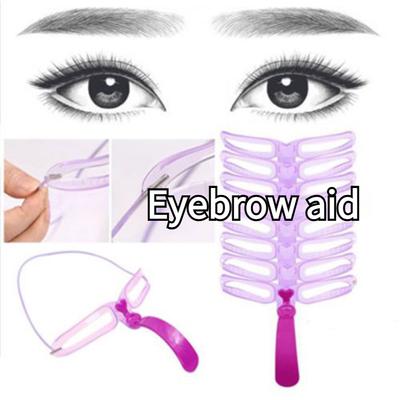 Quatre générations de cartes Grive à sourcils portatives pour débutants, ensemble complet de cartes à sourcils tridimensionnelles naturelles, mono-sourcil, applicateur, aide pour les sourcils, outils de maquillage