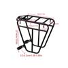 Steel Mountain Bike Cargo Rack Stability Cycling Luggage Carrier High Quality Front Pannier Rack